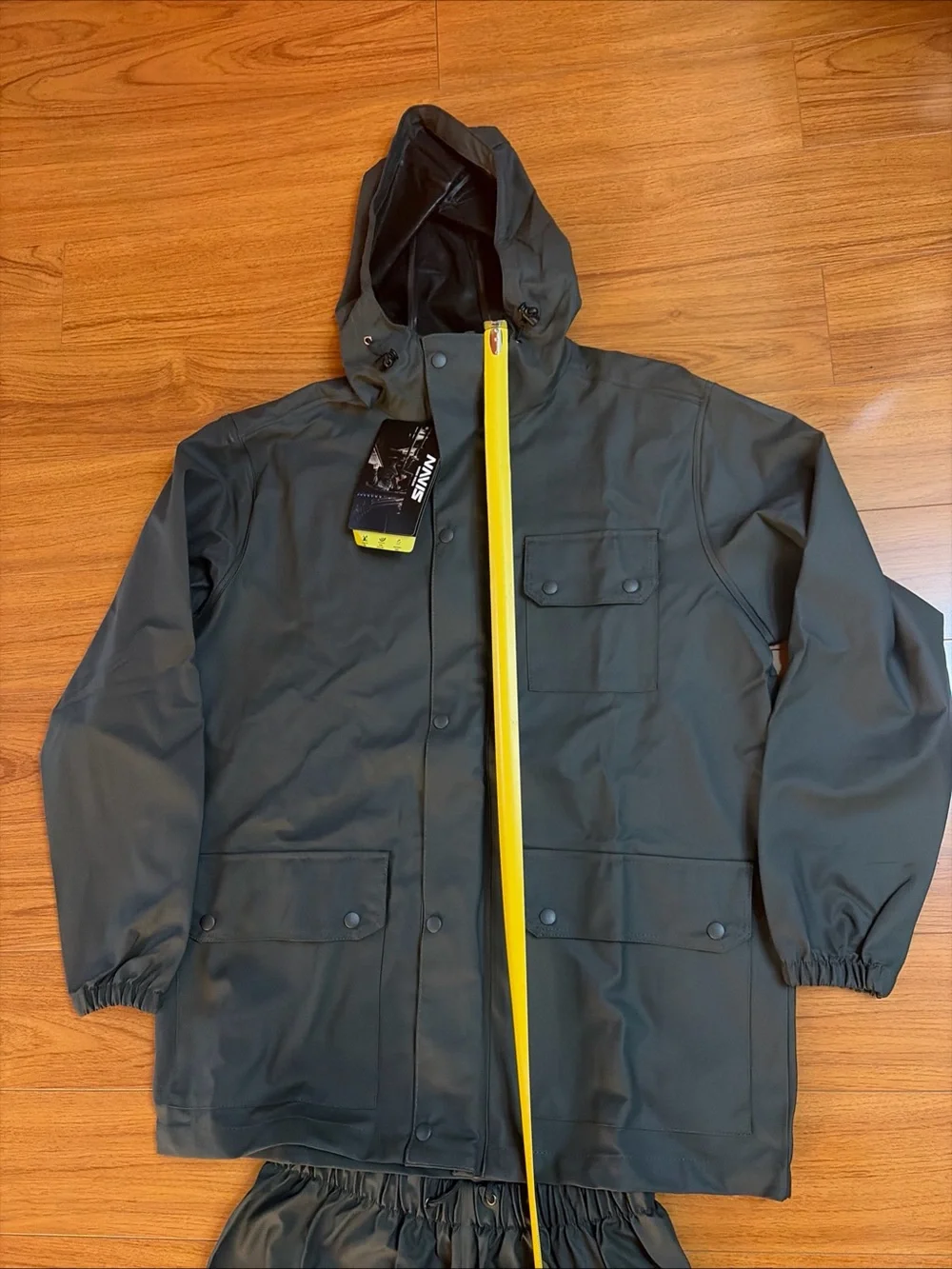 NAVIS Men's Heavy Duty Waterproof Rain Suit - Windproof Size S